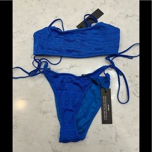 Triangl bikini. NWT. Pretty cobalt blue.